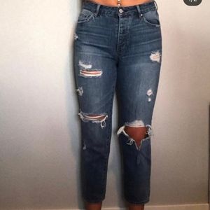 Pacsun Mom Fit Cropped Jean